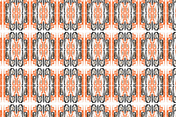 Abstract Brush Orange Black Pattern Rect: A Versatile Asset for Modern Design