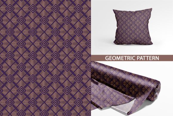 Abstract Geometric Pattern with Stripes