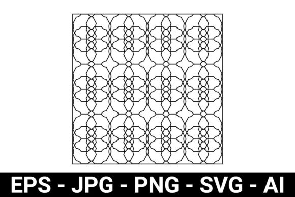 Abstract Shape Seamless Pattern for Modern Design
