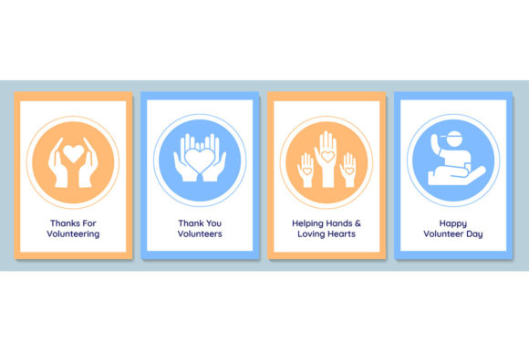 Celebrate Volunteers Day Greeting Cards