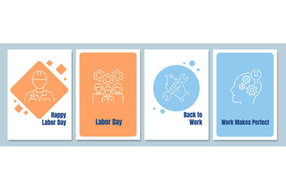 Honouring Workers Achievement Postcards