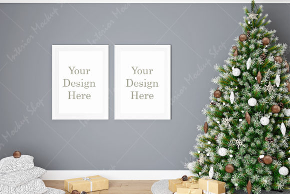 Integrating Christmas Frame Mockup - 306 into Your Holiday Creative Workflow