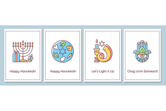 Jewish Festival Celebration Greeting Set