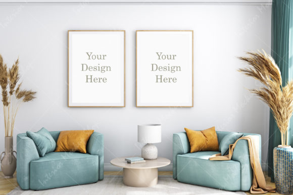 Living Room Mockup - 878: The Ultimate Digital Asset for Interior Design Visualization
