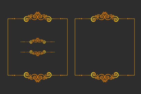 Luxury Golden Border Design for Elegant Projects
