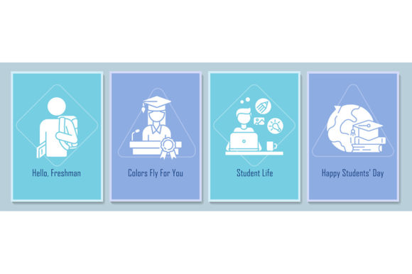 National Students Day Greeting Cards for Creative Projects