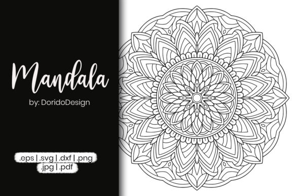 Relaxing Mandala Coloring Pages