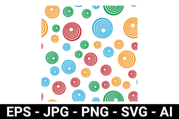 Unlocking Creative Potential with the Striped Circle Seamless Pattern